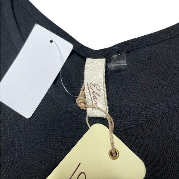 NWT ELAN Asymmetrical Dress Black Size Large - Picture 10 of 10